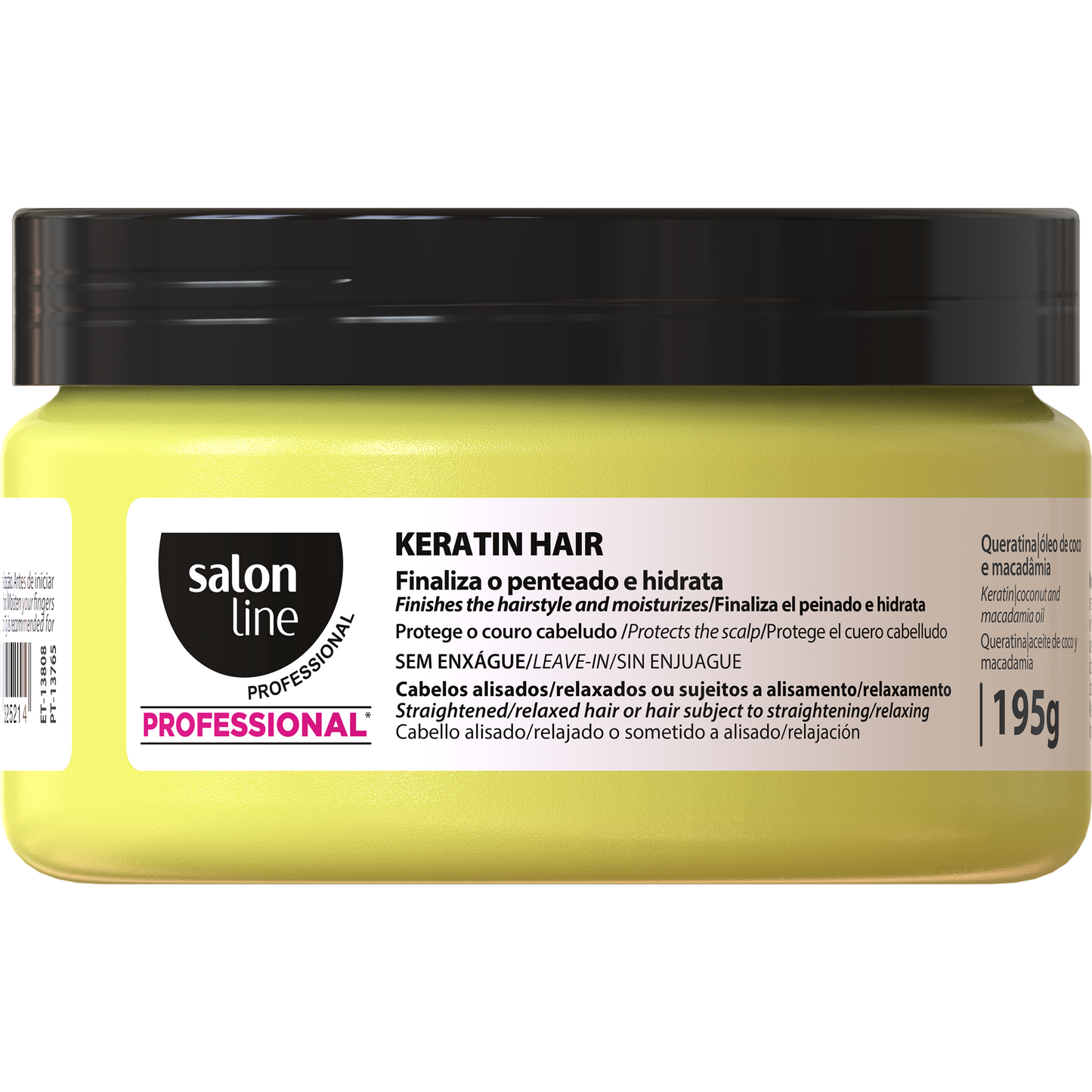 Salon Line Profissional Cera Keratin Hair Food 195g