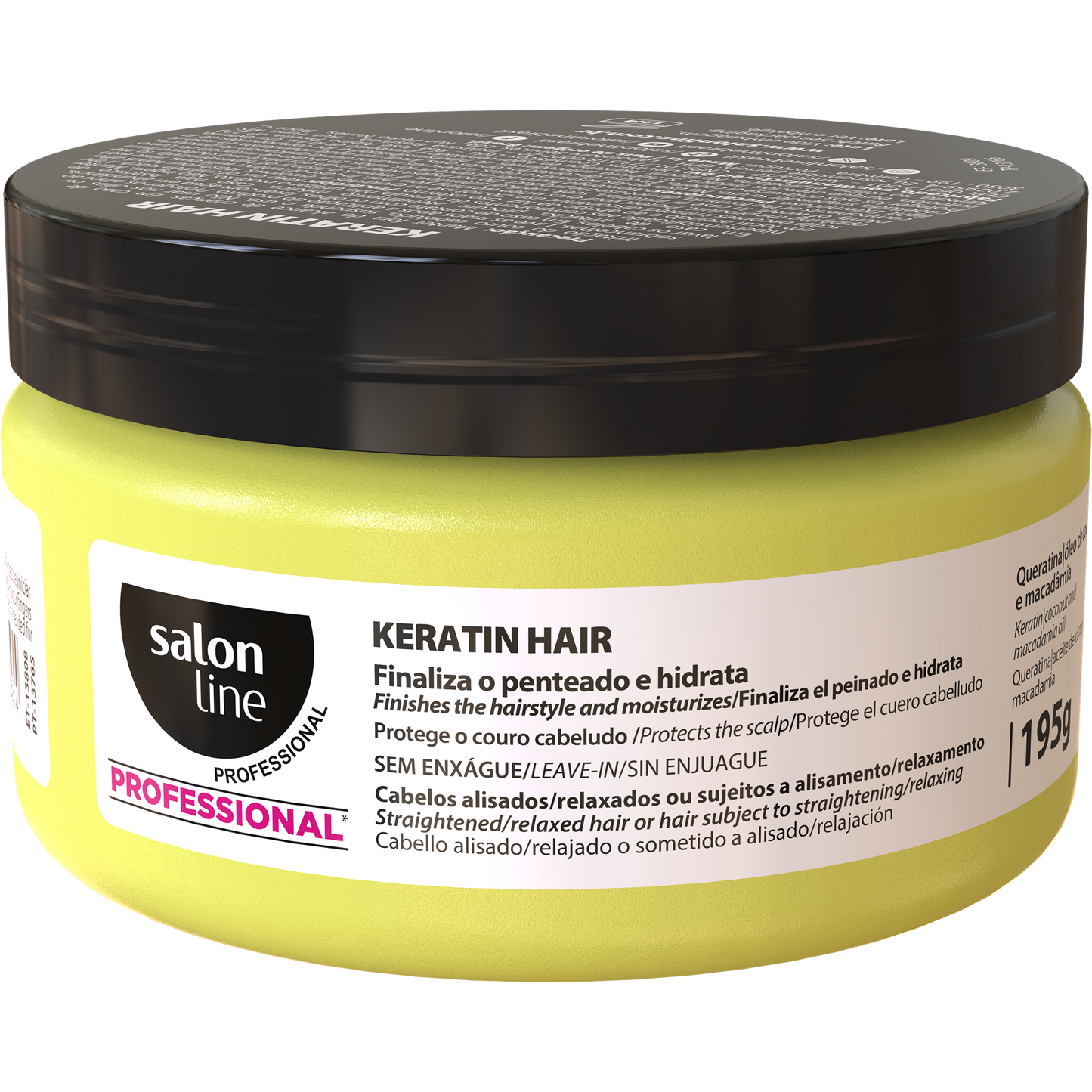 Salon Line Profissional Cera Keratin Hair Food 195g