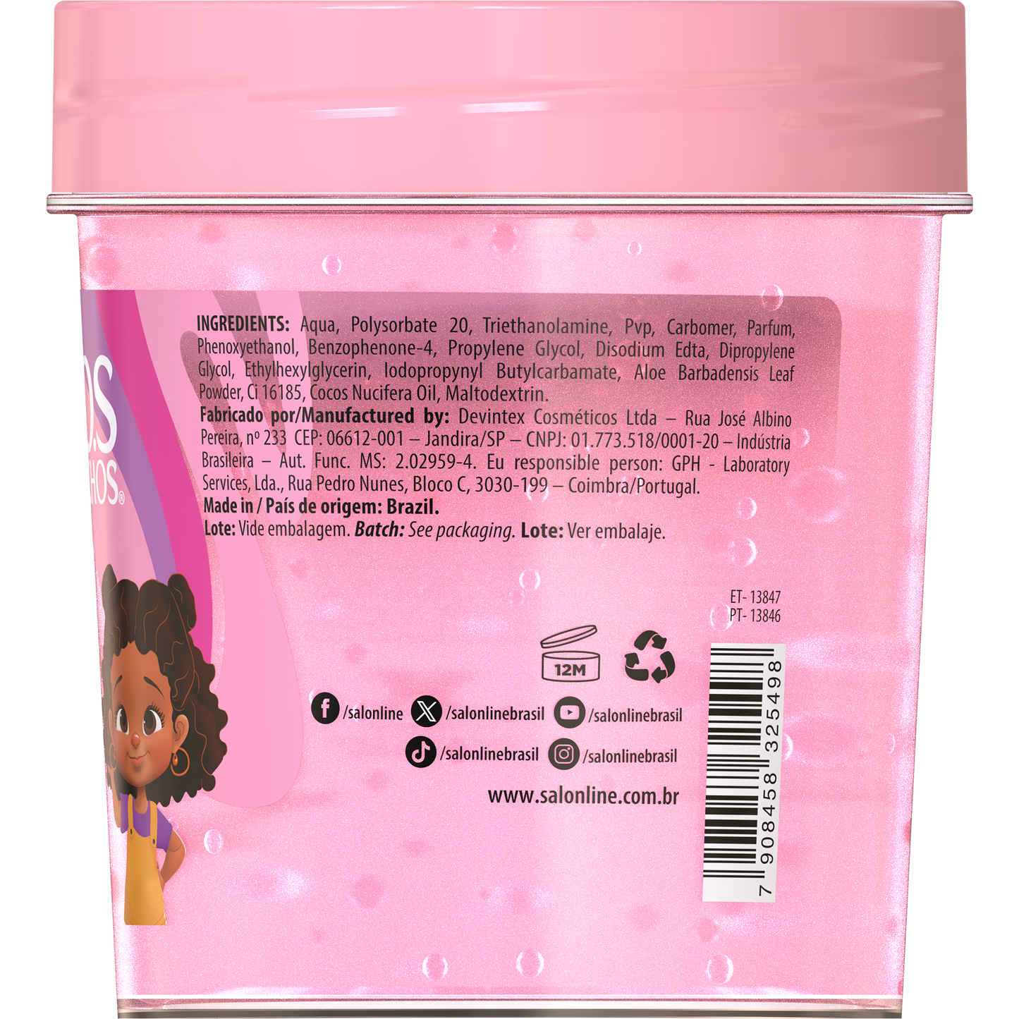 Sos Cachos Kids Hydration Curl Activating Gelatin 400g