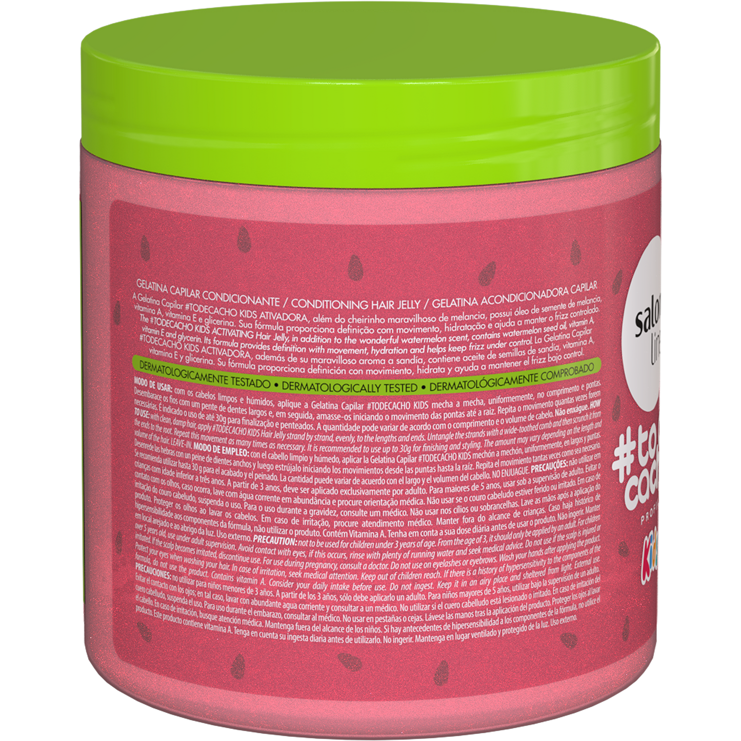 #Todecacho Watermelon Activating Gelatin - Kids - 550g