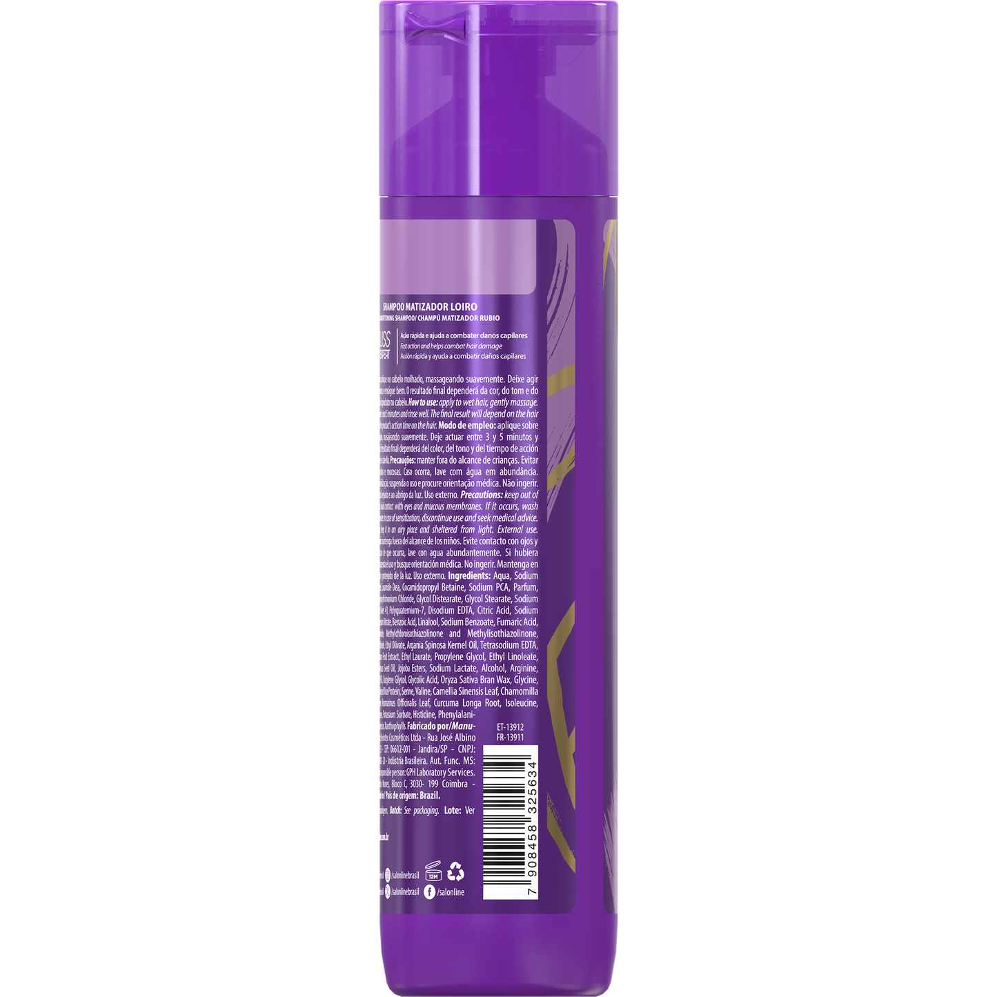 Salon Line My Straight Blonde Toning Shampoo 300ml