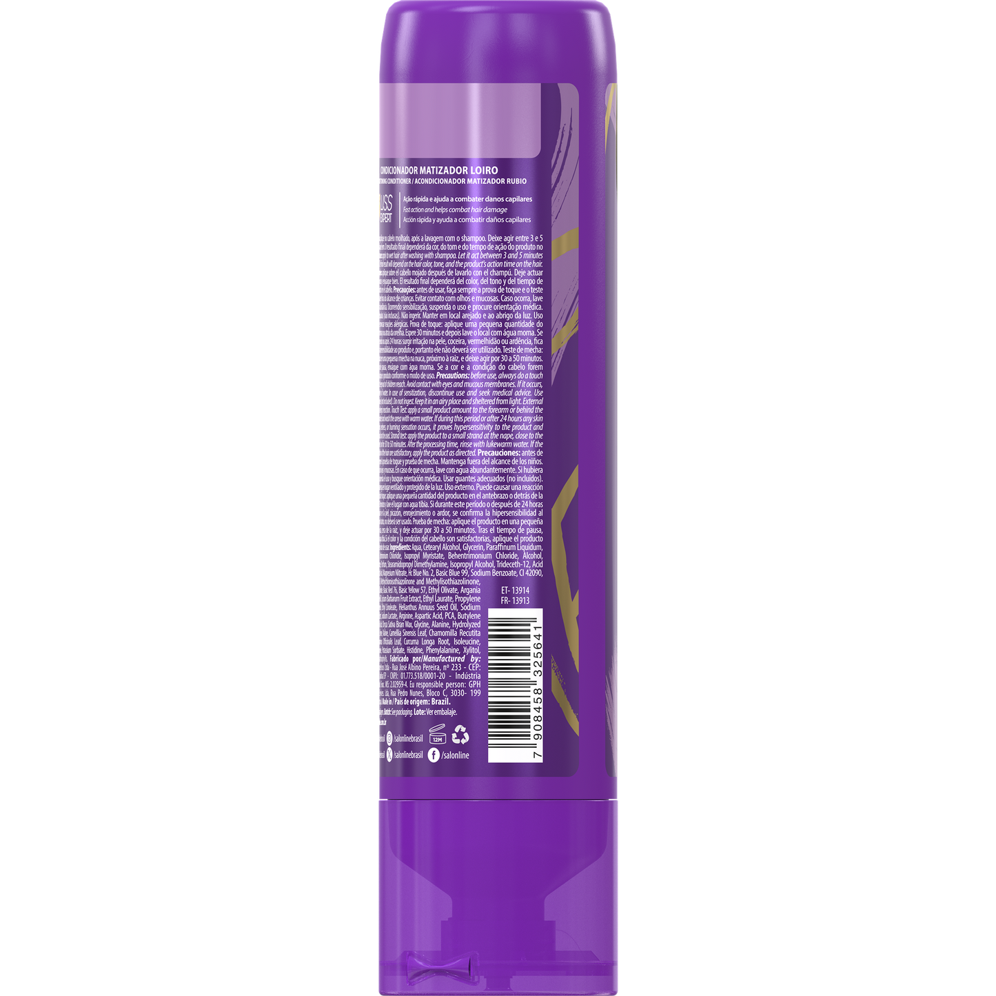 Meu Liso Salon Line Blonde Toning Conditioner 300ml