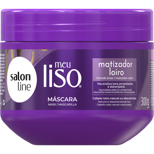 Máscara Meu Liso Matizadora Loiro Salon Line 300g 