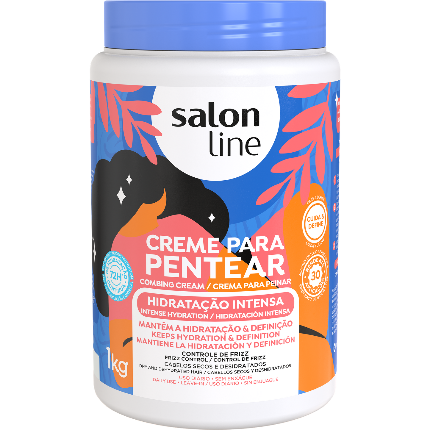 Salon Line Creme de Pentear Hidratação Intensa 1kg