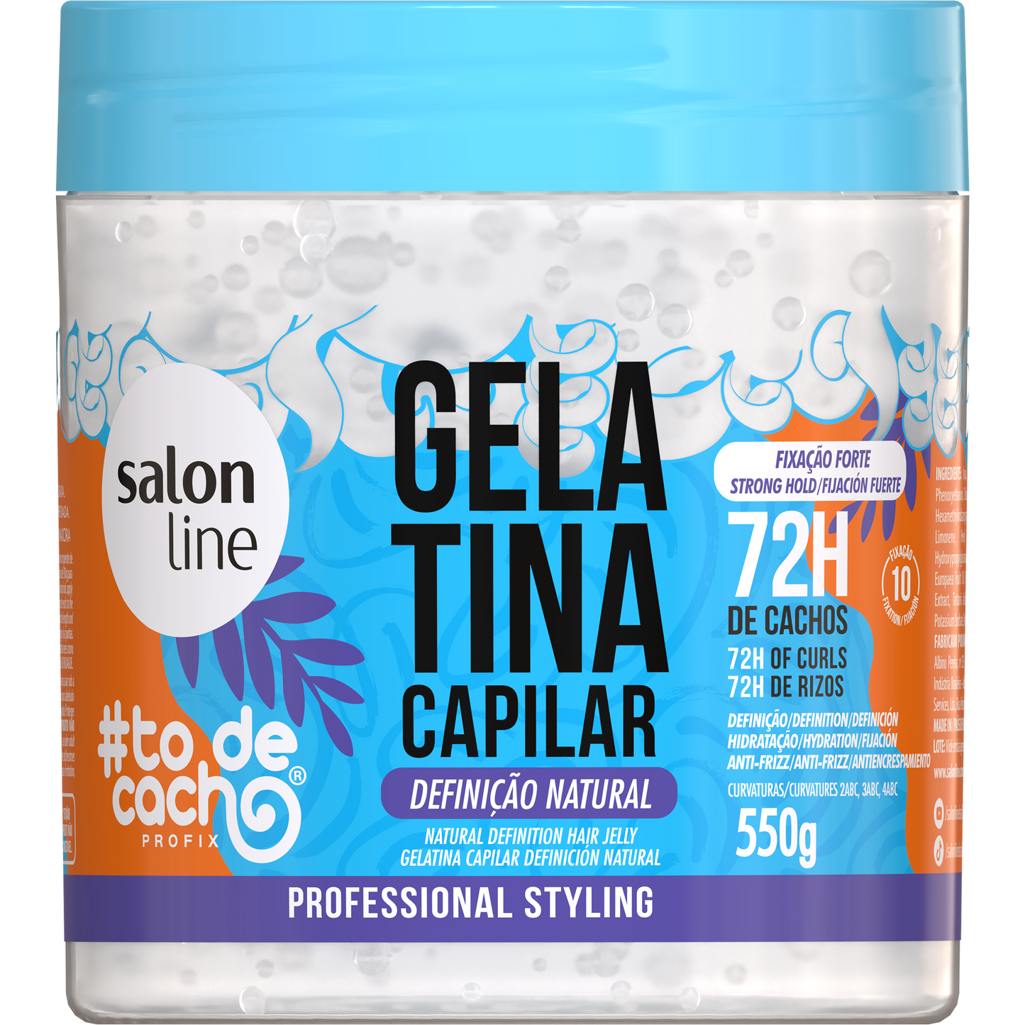 Salon Line Gelatina Definição Natural 550g – Armazém da Cosmética