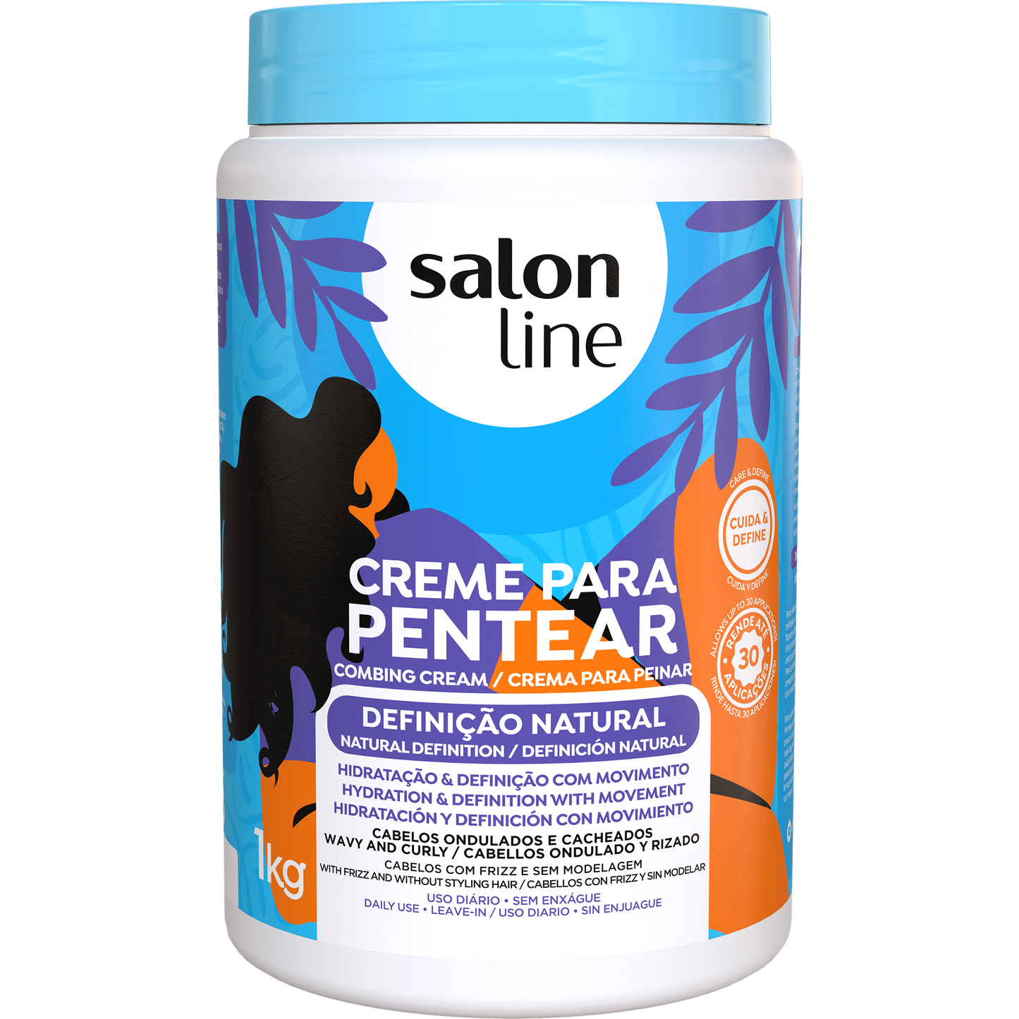 Salon Line Creme de Pentear Definição Natural 1kg