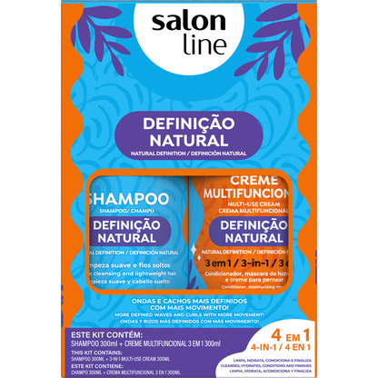 Salon Line Kit Sh+Cnd Definição Natural 600ml