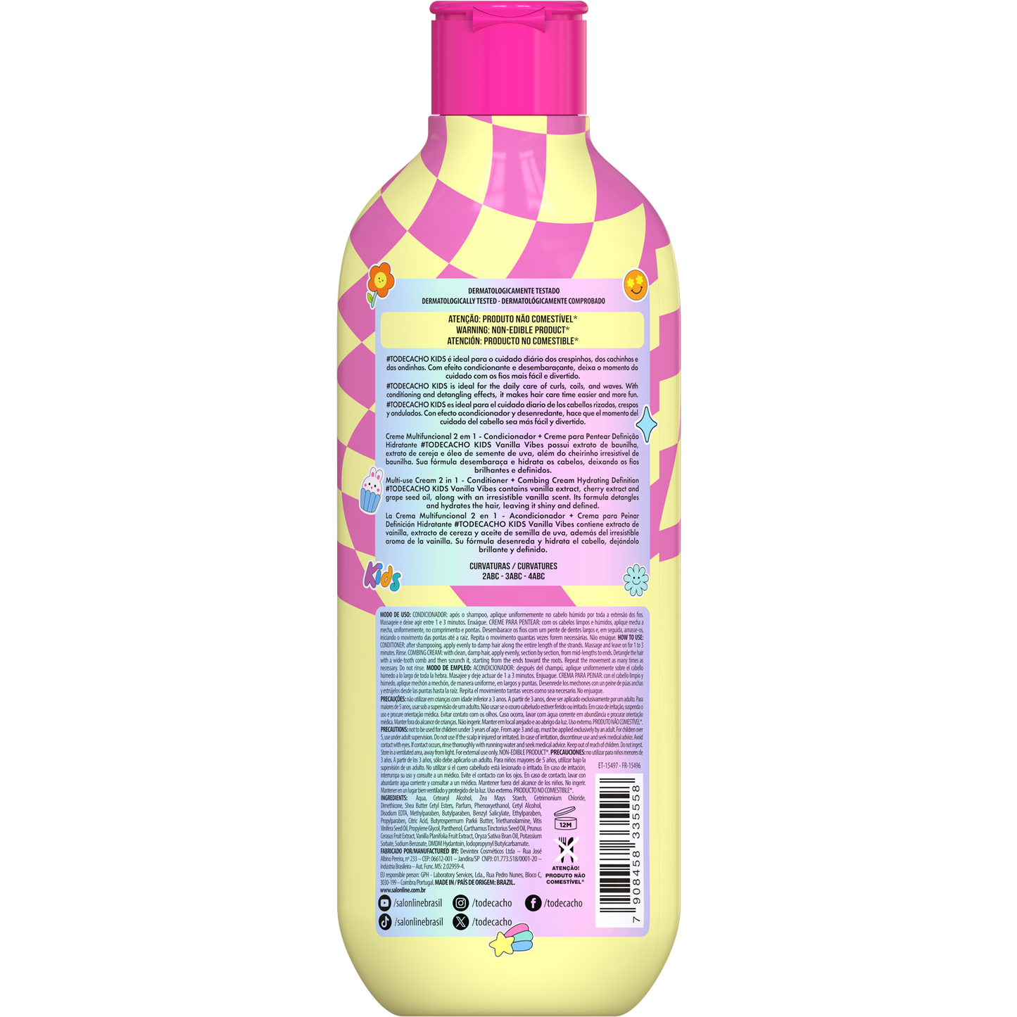 Salon Line Kit Sh+Cnd Vanilla Vibes 600ml