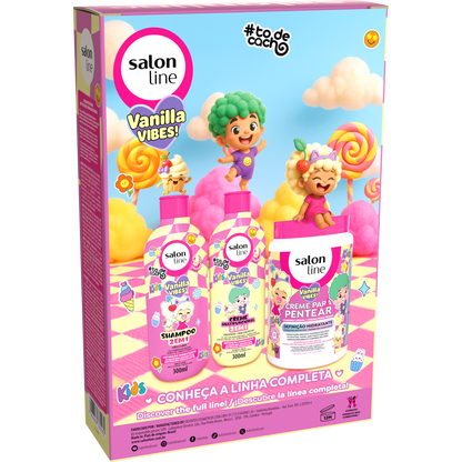 Salon Line Kit Sh+Cnd Vanilla Vibes 600ml
