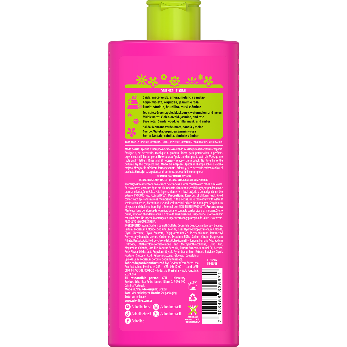Salon Line Kit Sh+Cnd Xêrosa 500ml