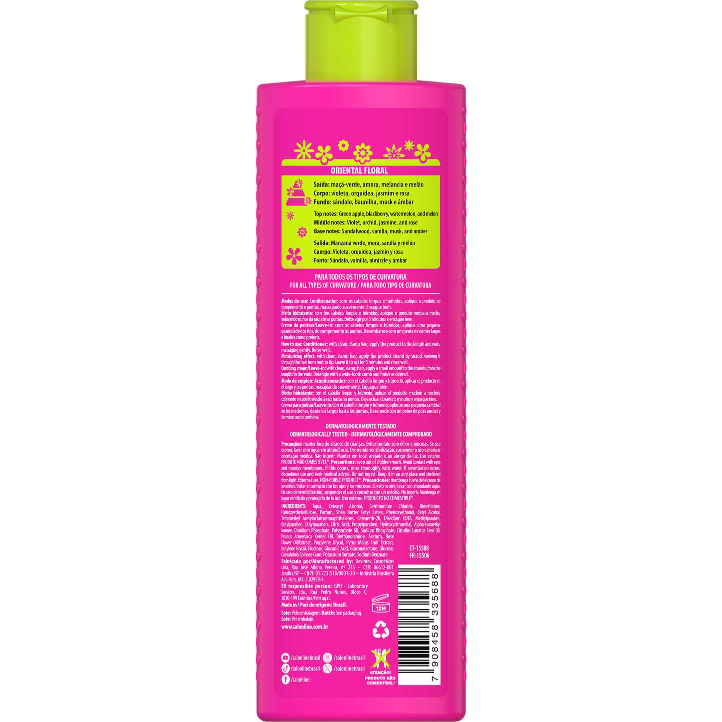 Salon Line Kit Sh+Cnd Xêrosa 500ml