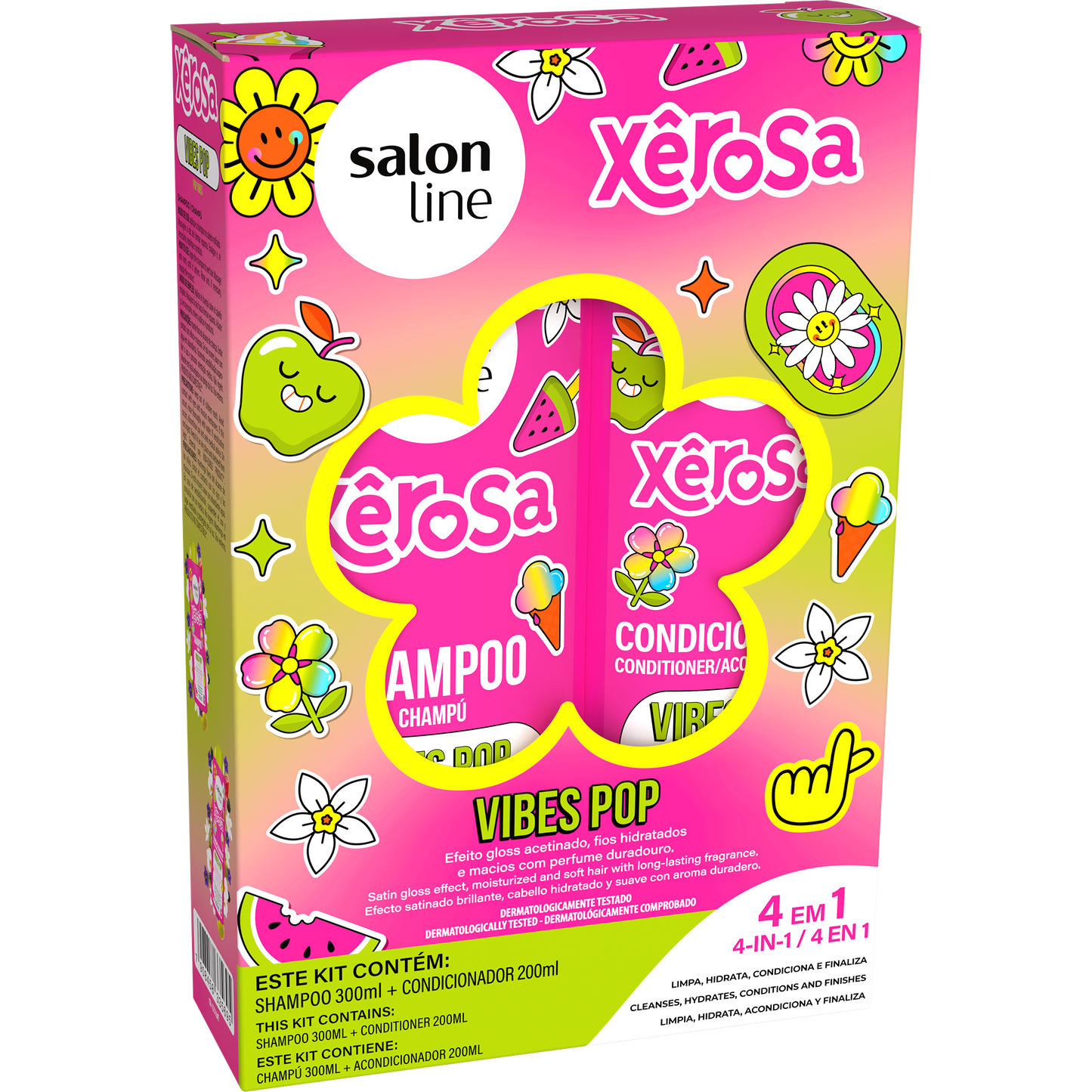 Salon Line Kit Sh+Cnd Xêrosa 500ml