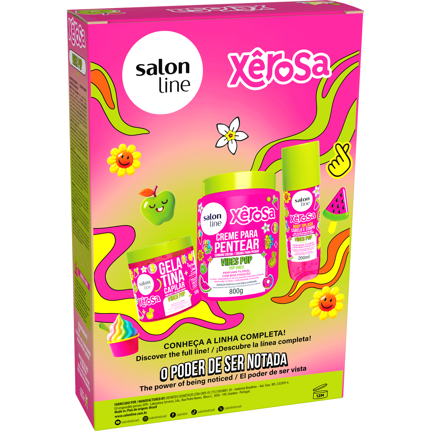 Salon Line Kit Sh+Cnd Xêrosa 500ml