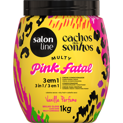 Salon Line Creme Condicionador Pink Fatal 1kg – Armazém da Cosmética
