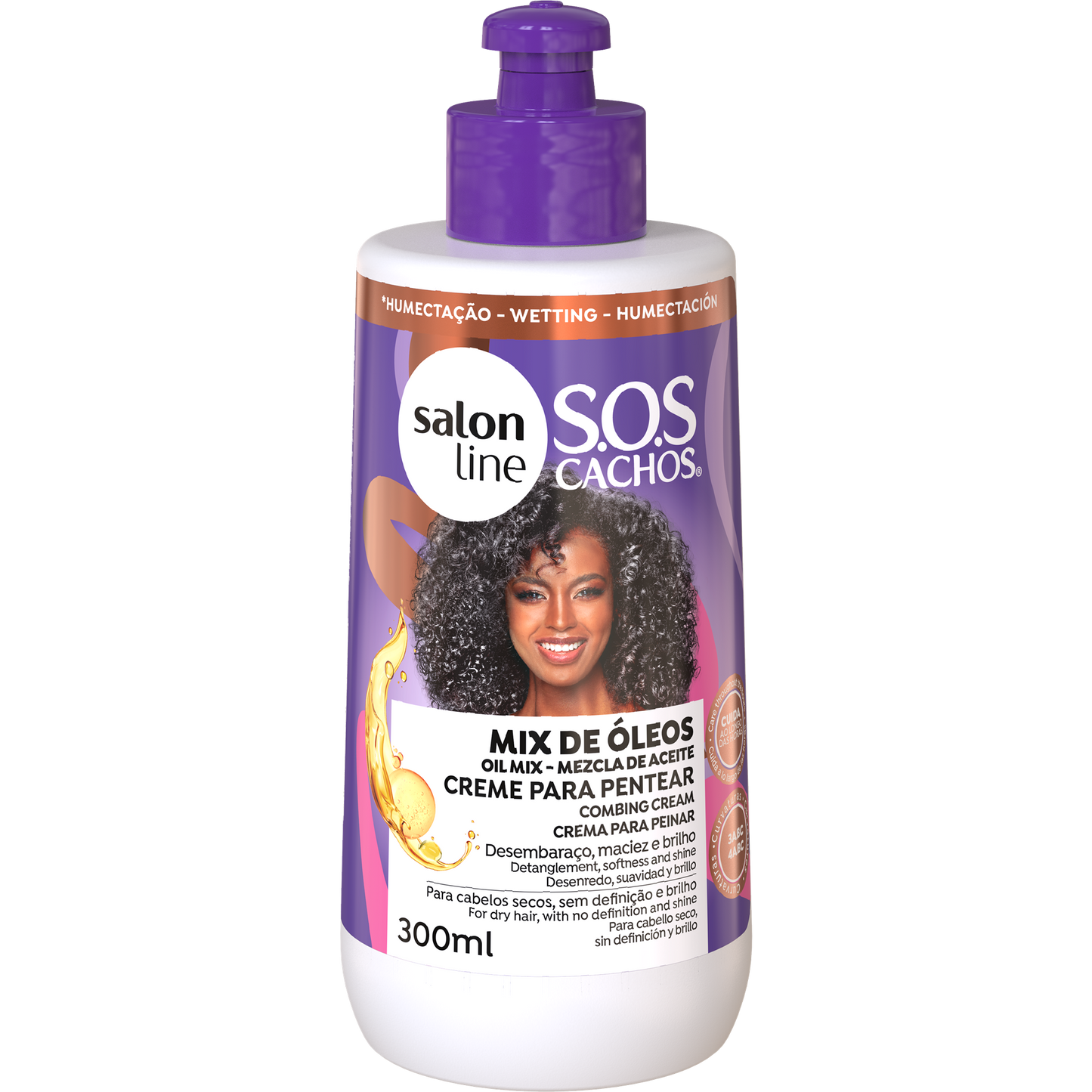SalonLine Creme de Pentear SOS Mix Óleos Nutritivo 300ml