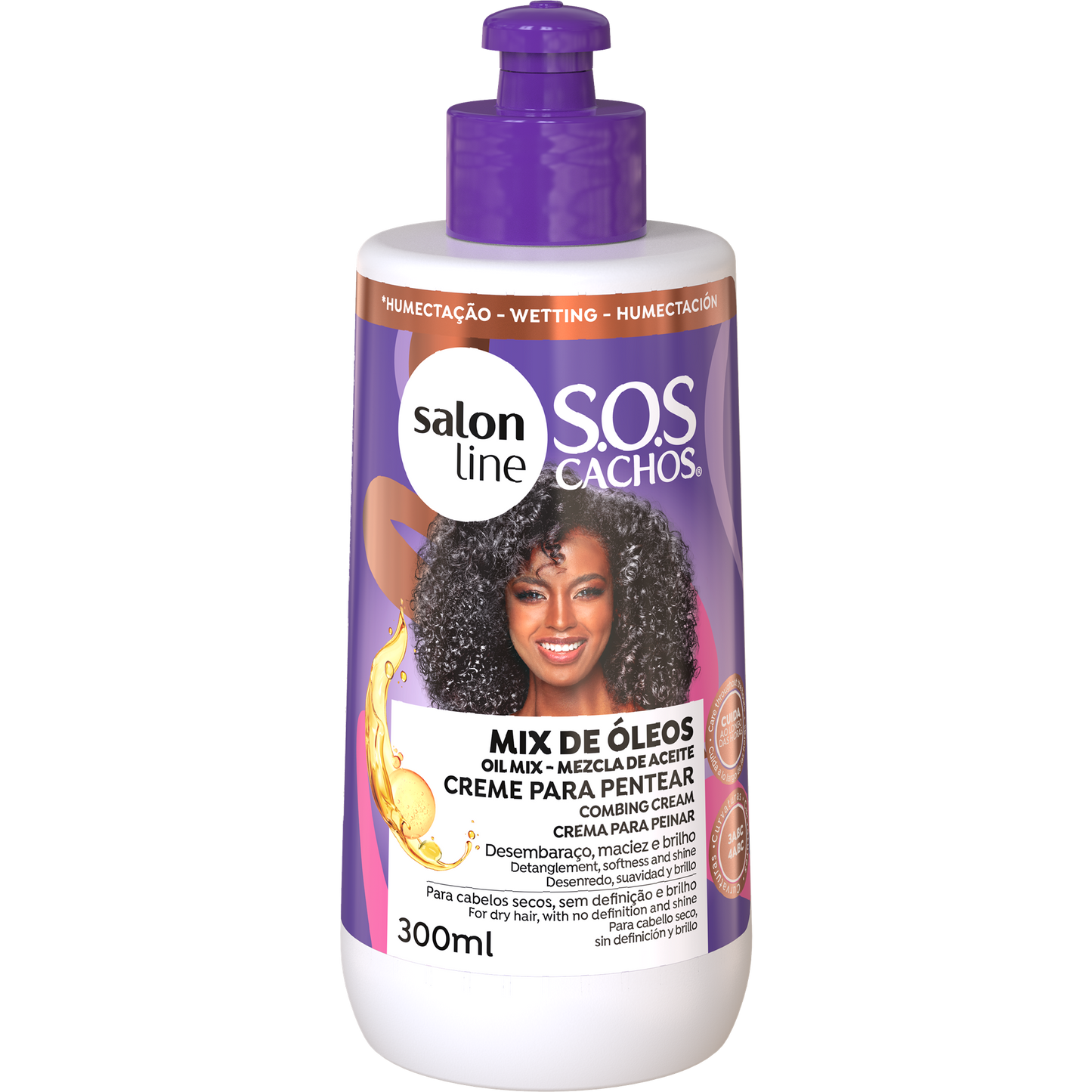 SalonLine SOS Mix Crema de Peinado Aceites Nutritivos 300ml