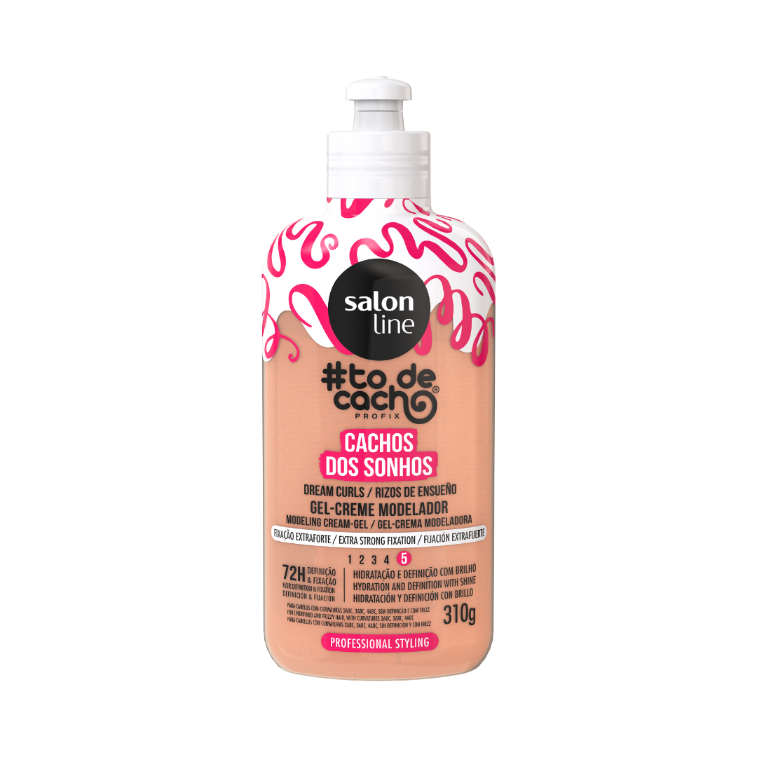 Salon Line SOS Gel Creme Cachos de Sonhos Fixação Extra Forte 310g