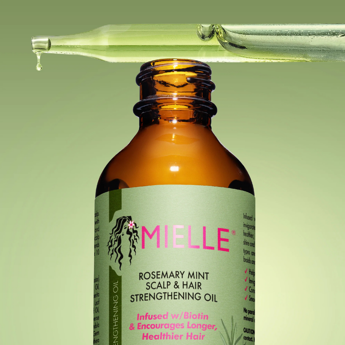 Mielle Óleo Fortalecedor de Alecrim  Menta 59ml