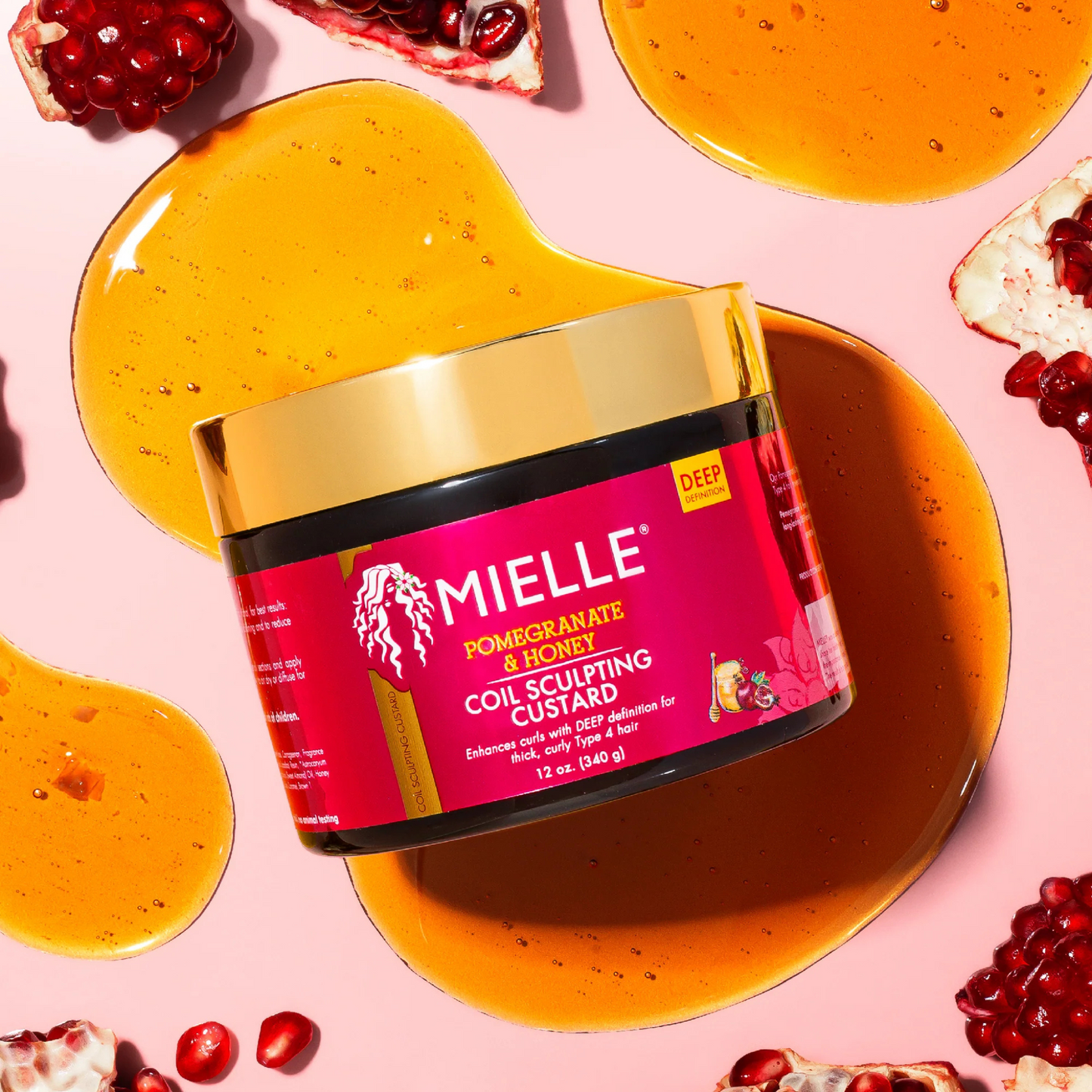 Mielle Pomegranate e Mel Ativador de Caracóis 12oz