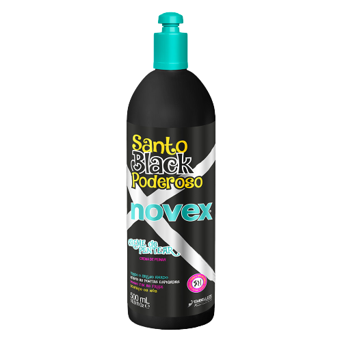 Creme de Pentear Santo Black 500ml - Armazém da Cosmética 