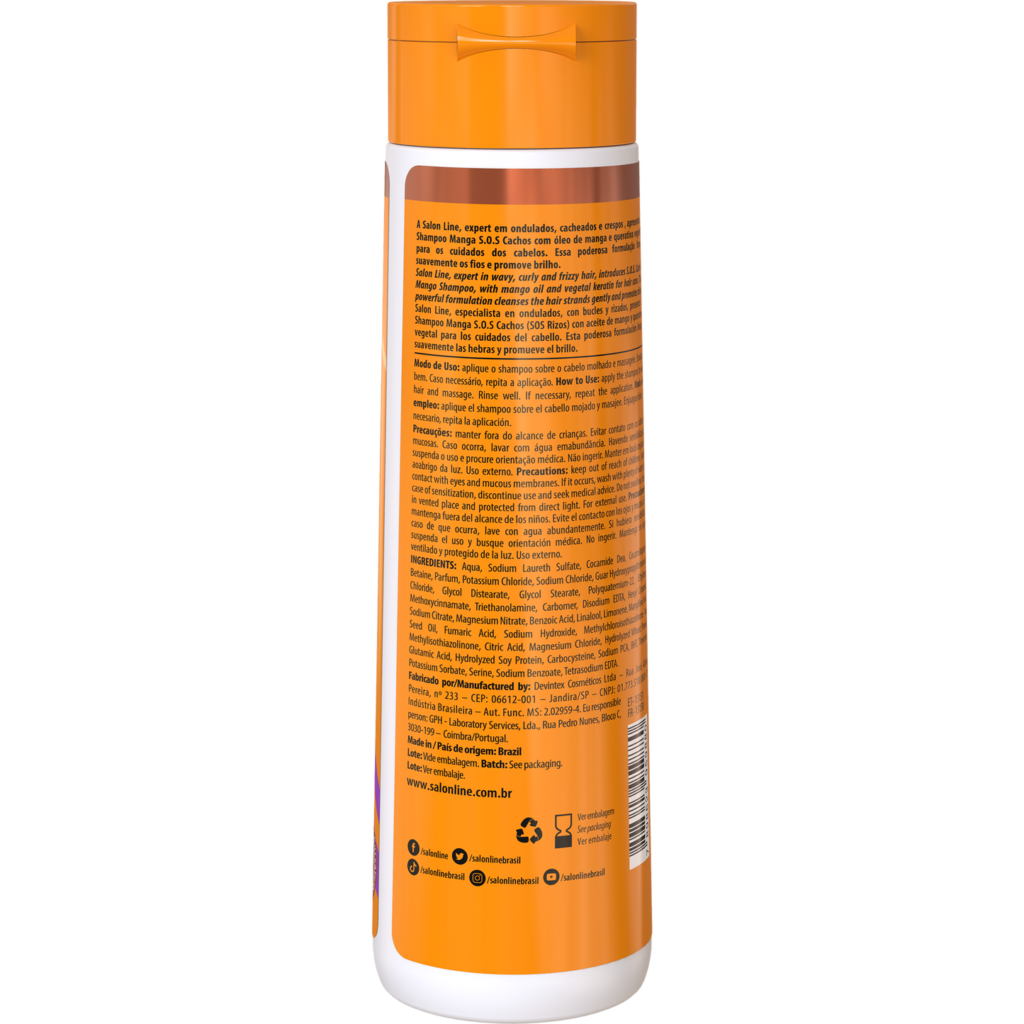 SalonLine SOS Mango Oil Shampoo 300ml