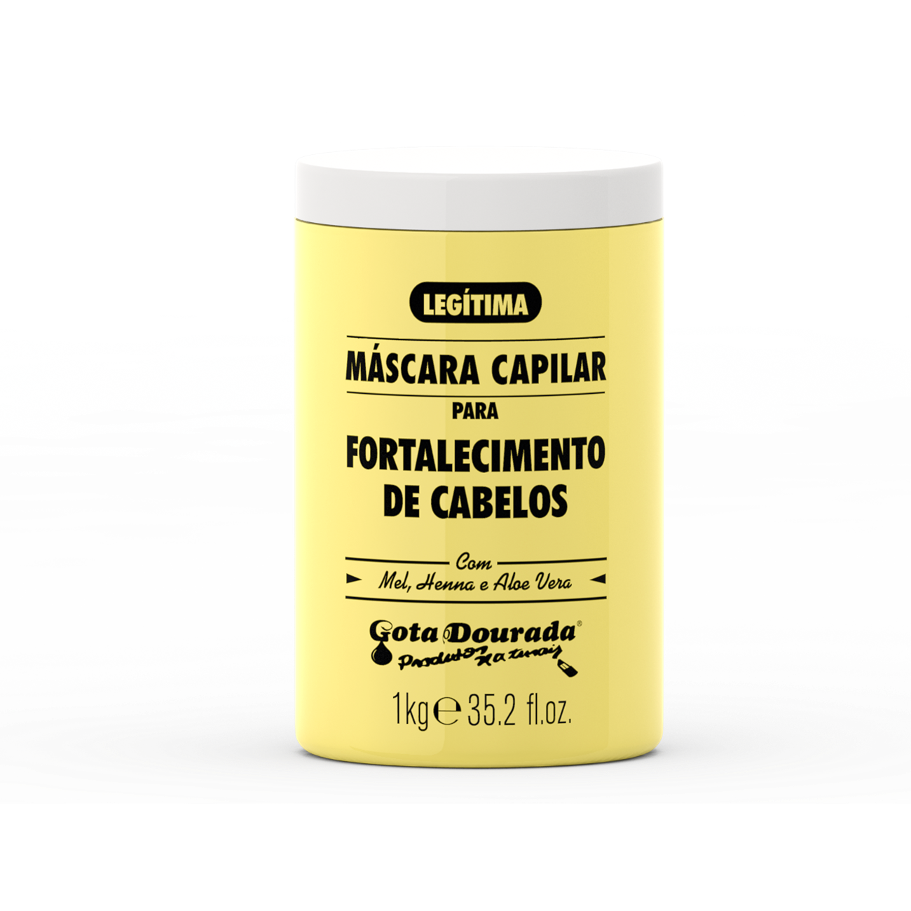 Máscara Fortalecimento 1kg - Gota Dourada | Armazém da Cosmética