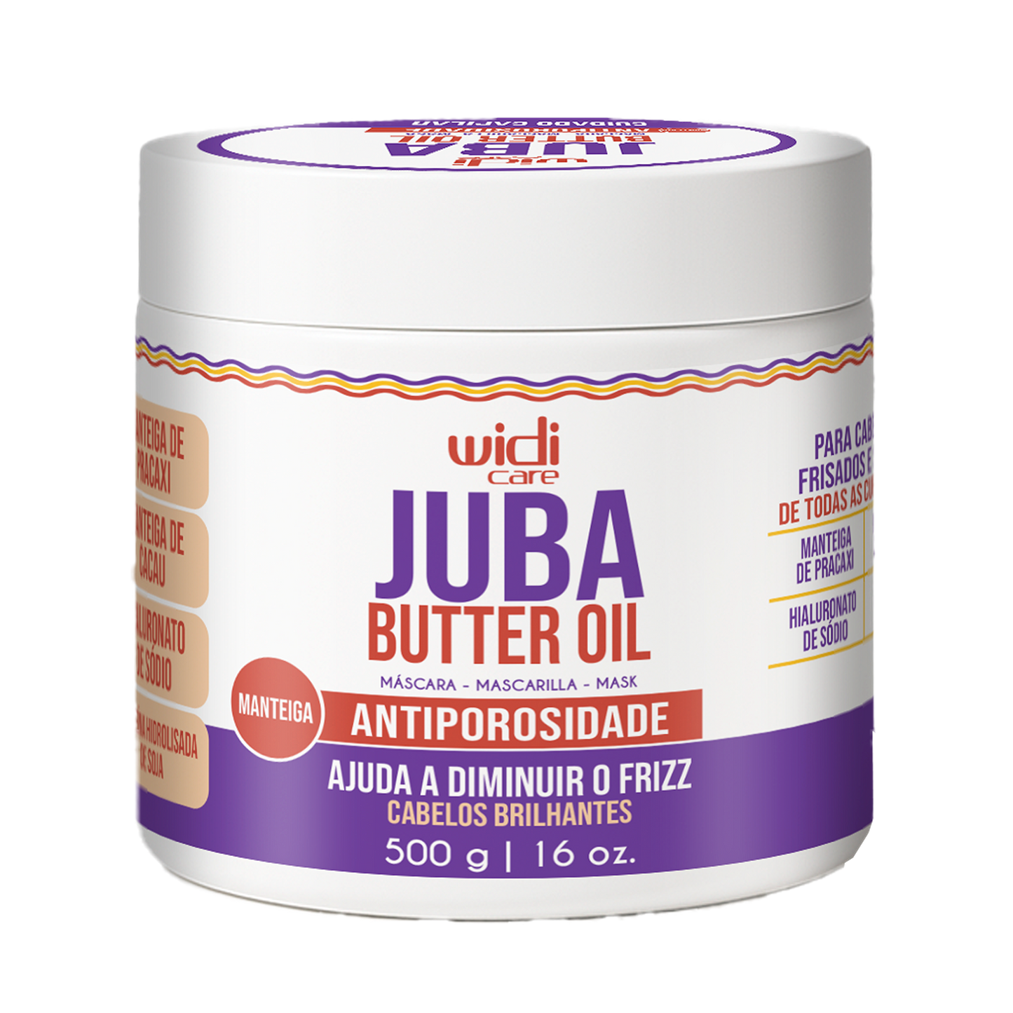 Widi Care Máscara Butter Oil Antiporosidade 500g – Armazém da Cosmética