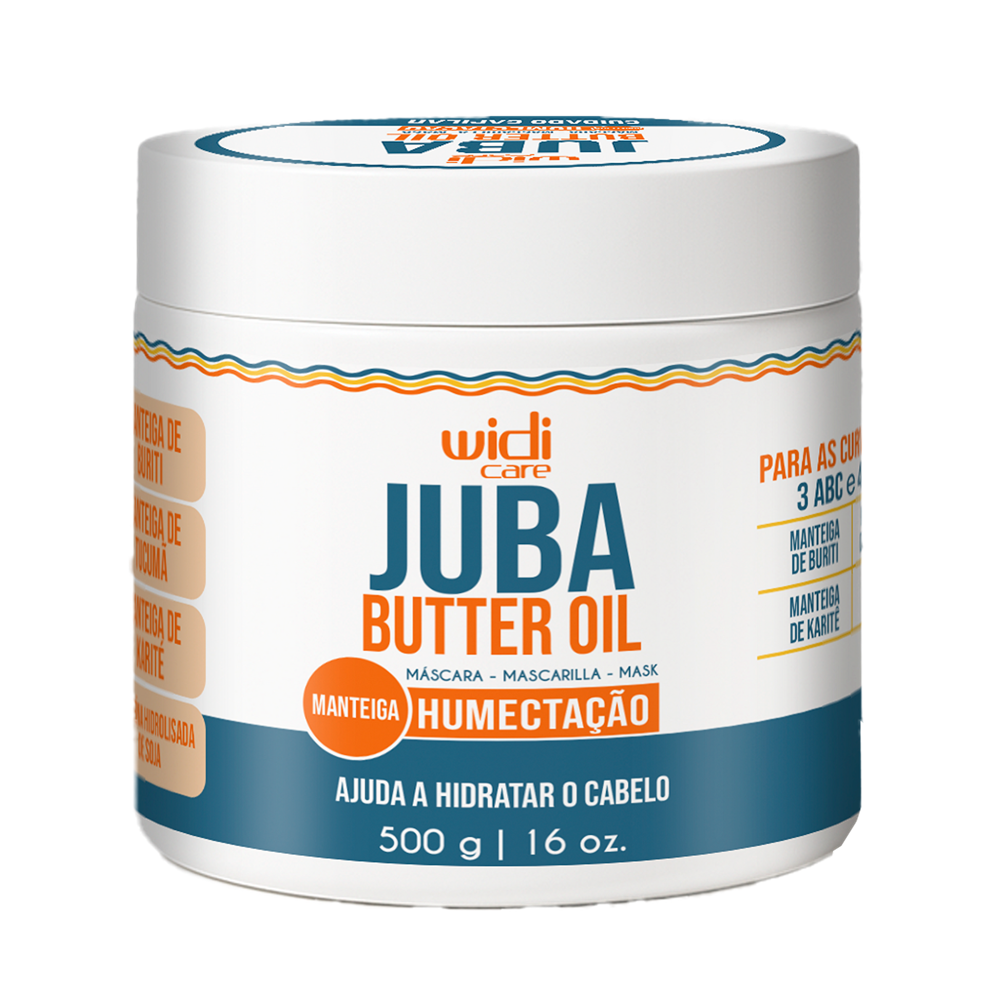 Widi Care Máscara Butter Oil Humectação 500g – Armazém da Cosmética