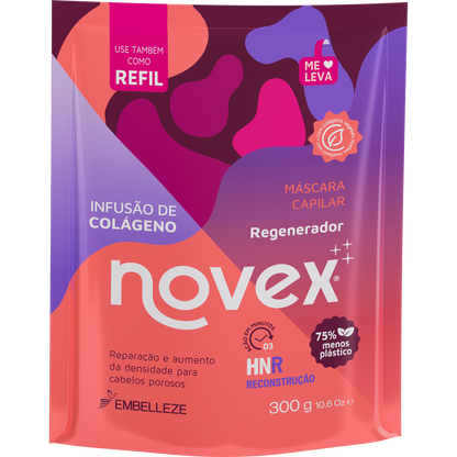 Novex Colagenio Creme Tratamento Condicionador Refil  300g