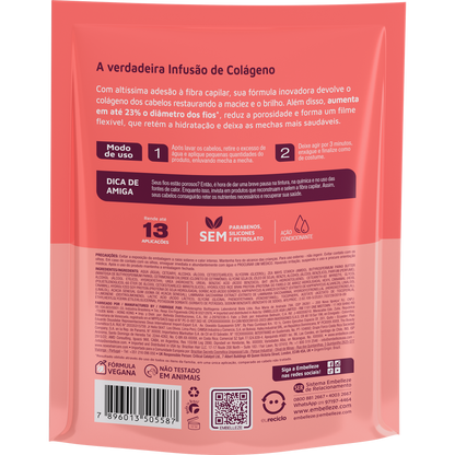 Novex Colagenio Creme Tratamento Condicionador Refil  300g