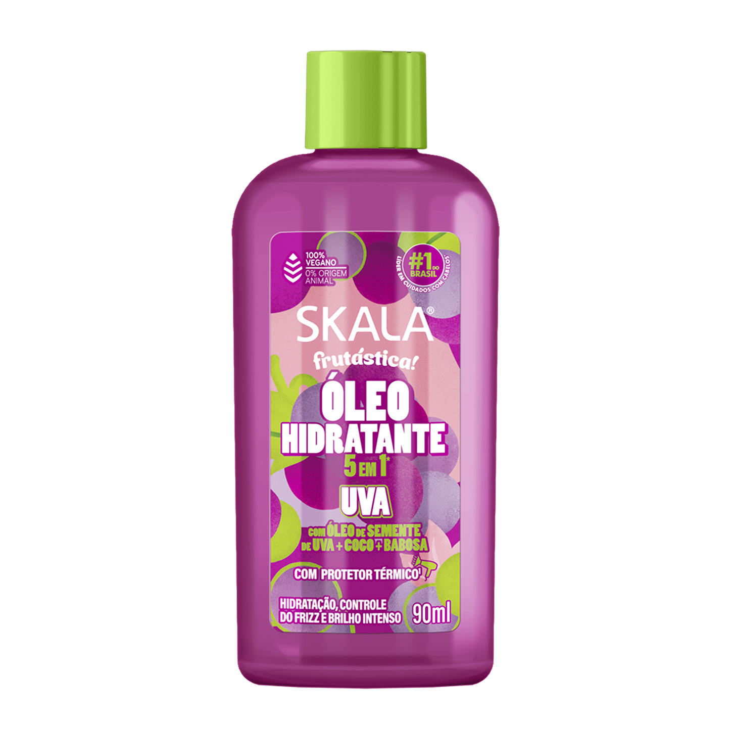 Skala Óleo Finalizador 5 em 1 Uva 90ml – Armazém da Cosmética