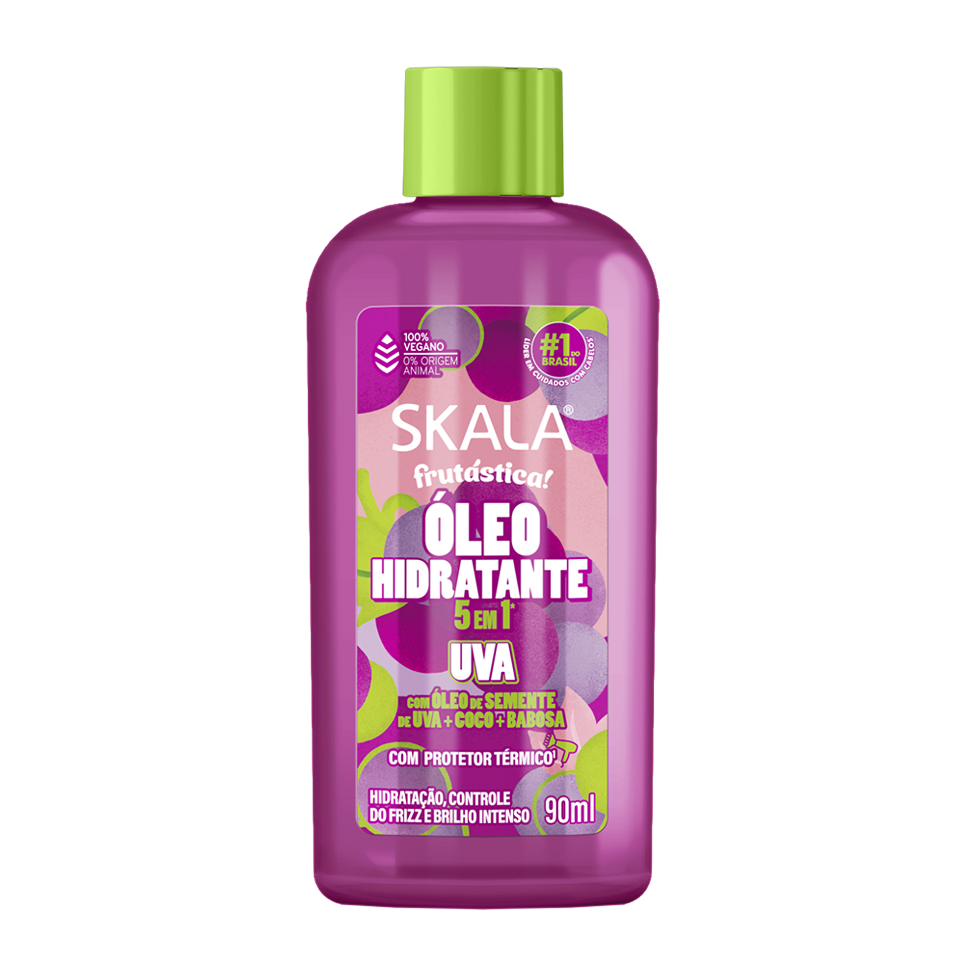 Skala Óleo Finalizador 5 em 1 Uva 90ml – Armazém da Cosmética