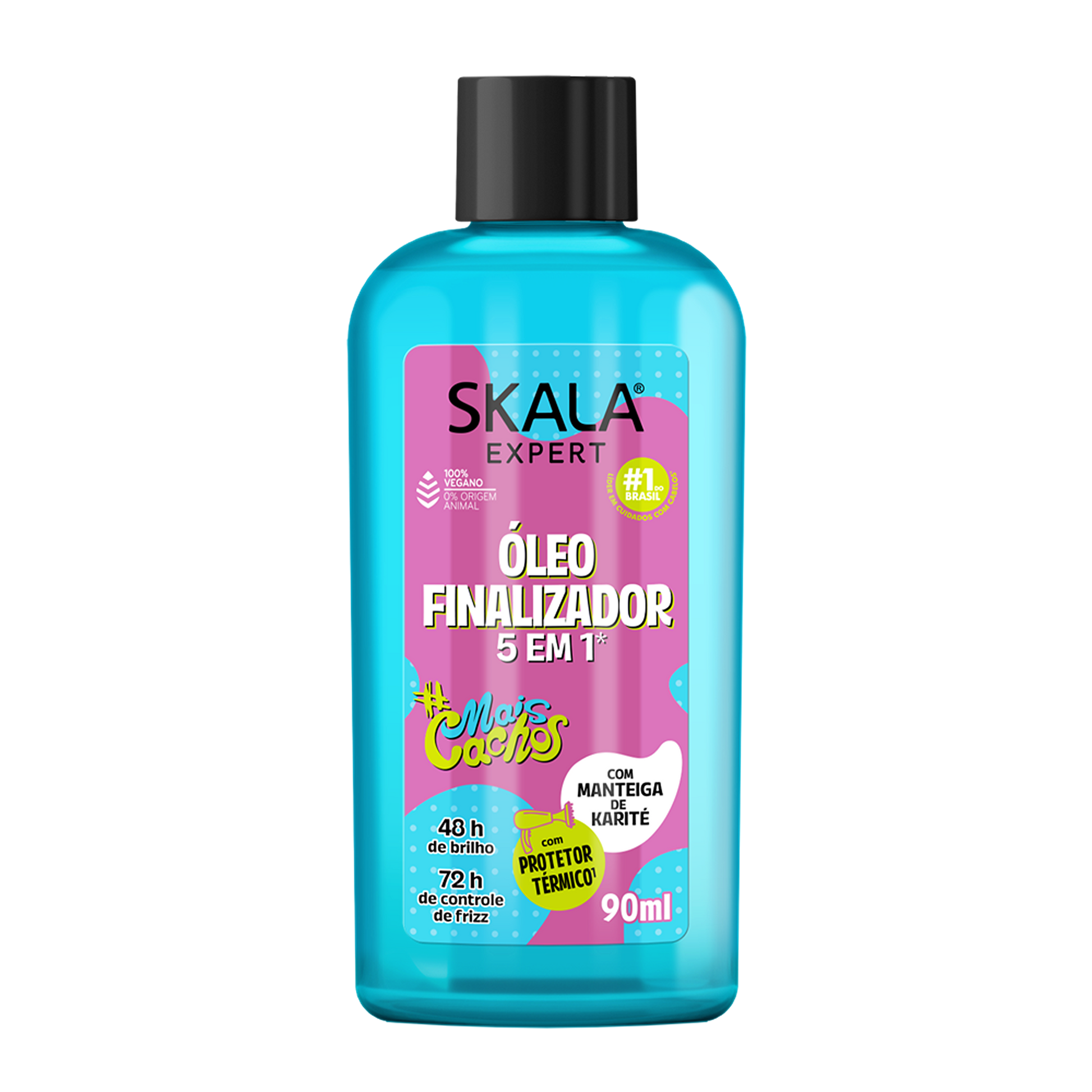 Skala Óleo Finalizador 5 em 1 Mais Cachos 90ml – Armazém da Cosmética