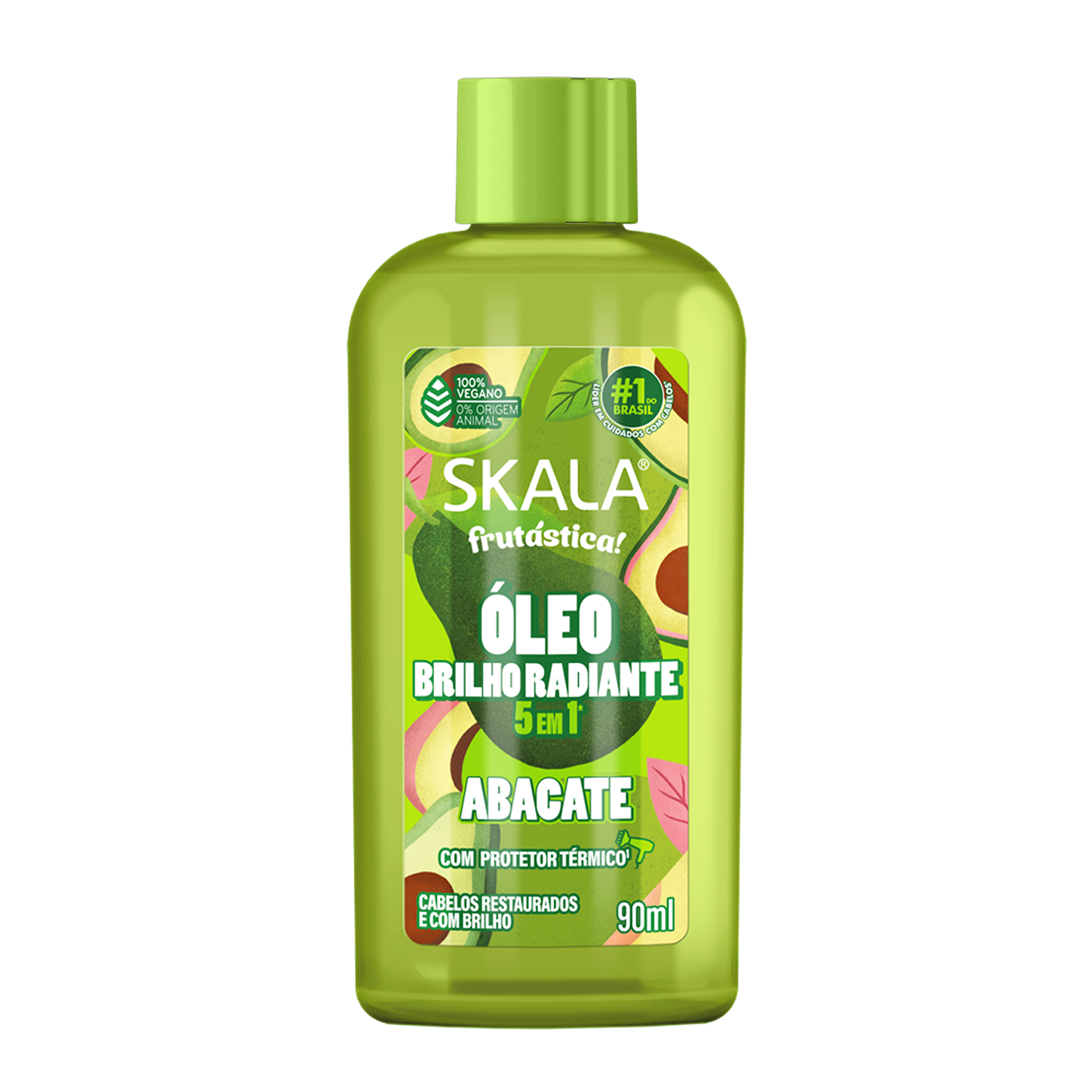 Skala Óleo Finalizador 5 em 1 Abacate 90ml – Armazém da Cosmética