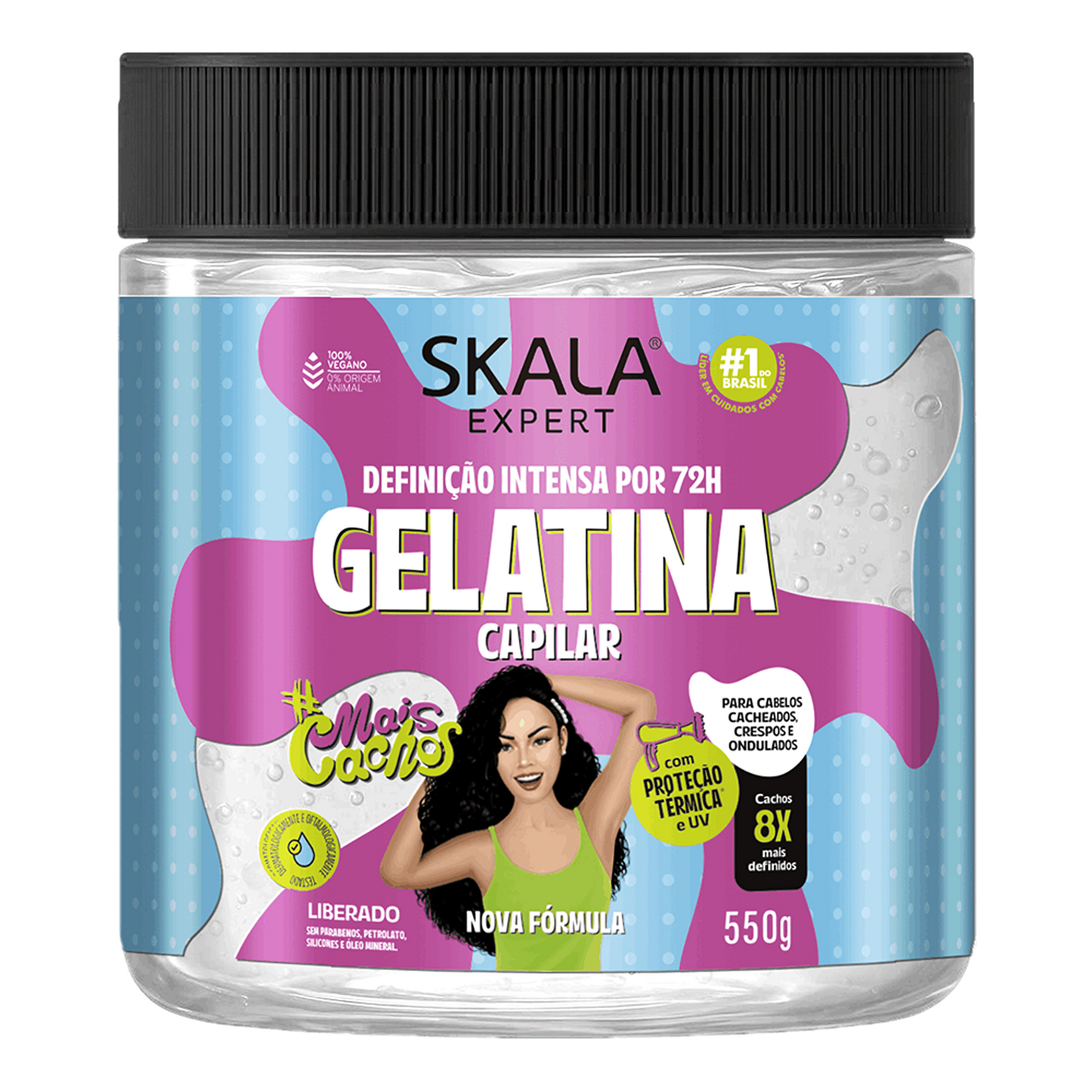 Skala Gelatina Mais Cachos 550g – Armazém da Cosmética