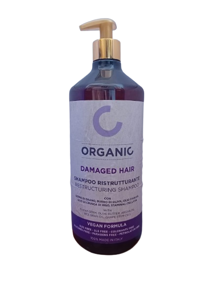  Shampoo Organic Cabelos Danificados 1L - Armazém da Cosmética